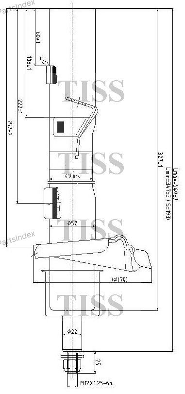 Амортизатор JD Амортизатор Подвески JAS0244