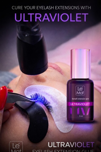 Le Mat клей для ресниц UV-1 cек 5 мл