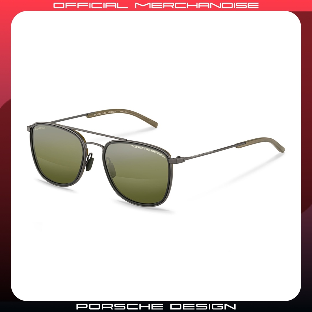 Porsche Design солнцезащитные очки квадратные поляризованные