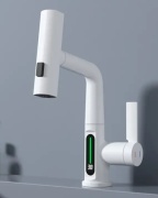 Смеситель для кухни (мойки) 3 режима подачи воды, однозахватный, датчик температуры