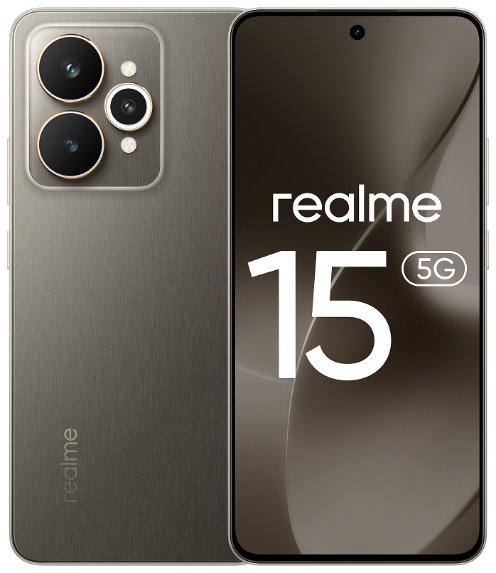 Смартфон Realme 15 5G 8 ГБ/256 ГБ темно-серый