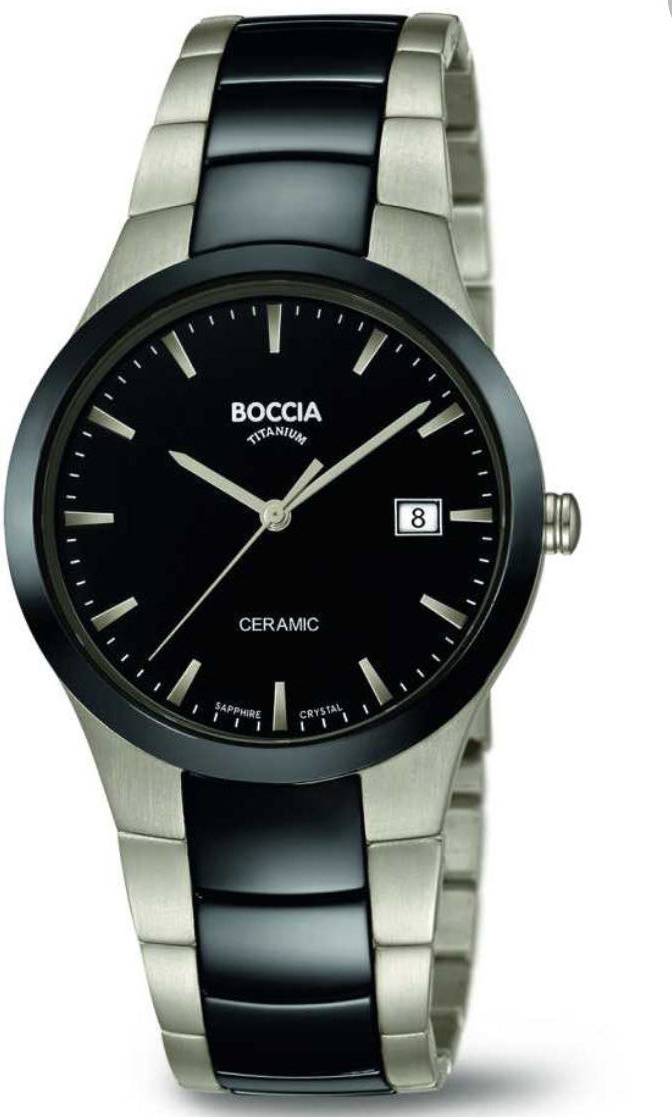 Кварцевые Boccia Titanium 3639-01A керамика, титан