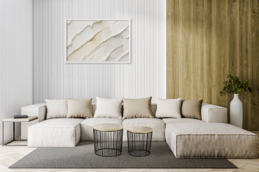 Журнальный столик Eglo Living Basic Collection, 45x45x41 см, коричневый, черный