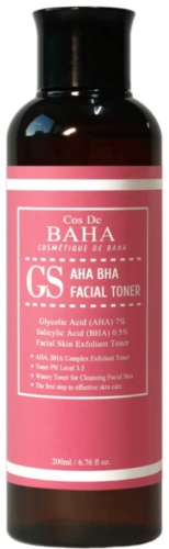 Cos De BAHA тонер AHA/BHA GS Toner 200 мл