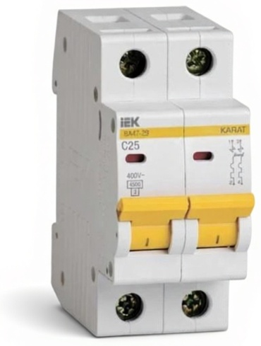 IEK автоматический выключатель 2P 25 A, 4.5 кА, 400 В