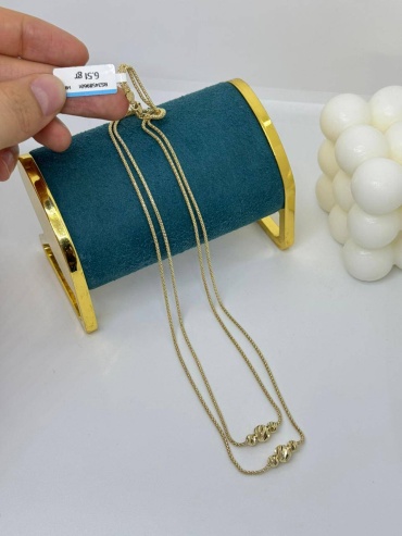 BAQ BRAND 0975 длина 50 см, вес 6.15 г золото, плетение каприз