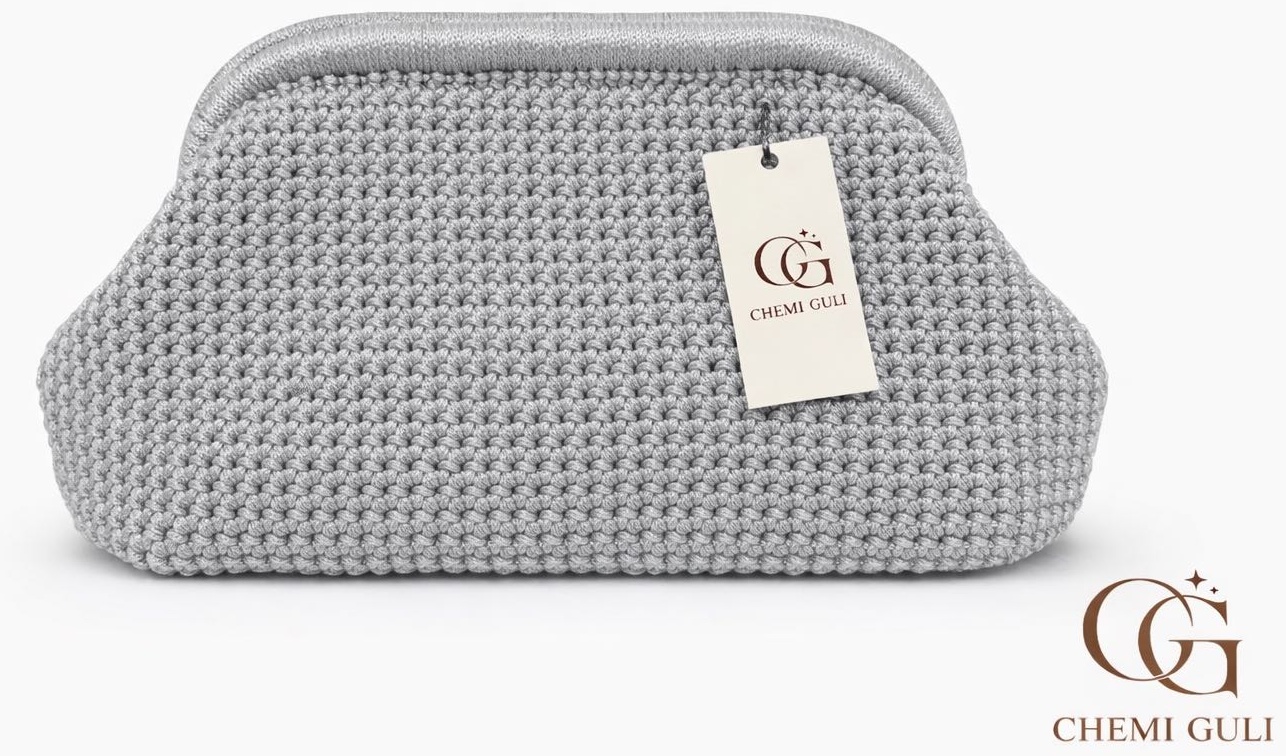 CHEMI GULI косметичка полиэстер серебристый 14X28 см