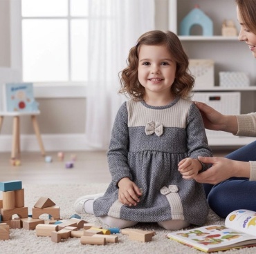 Нарядное платье VALLE KIDS серый