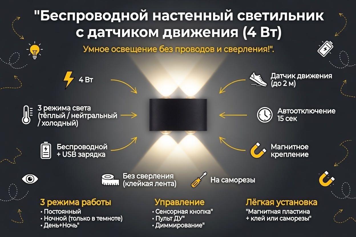 Уличный светильник подвесной Deutscher LED 4 Вт 5.2 см