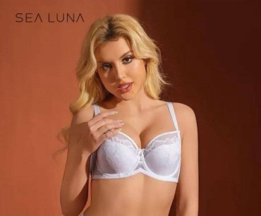 Бюстгальтер мягкая чашка SEA LUNA белый