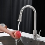 Смеситель для кухни 1750409605, нержавеющая сталь, цвет серебристый