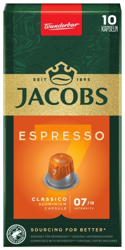 Капсулы кофе Jacobs Espresso Classico 10 шт