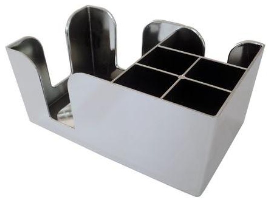 Bar Professional салфетница Модель: Chrome Bar Organizer 6‑Comp Коллекция: Bar Essentials, пластик