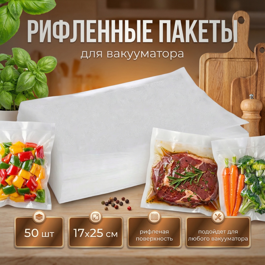 HOGAR пакет H-01 для замораживания, для фруктов и овощей, для хранения продуктов