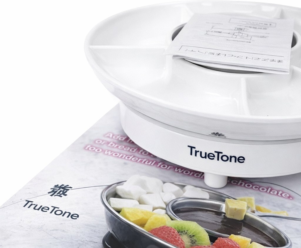 Набор для фондю для шоколада, для сыра True Tone 2 в 1,алюминий, сталь