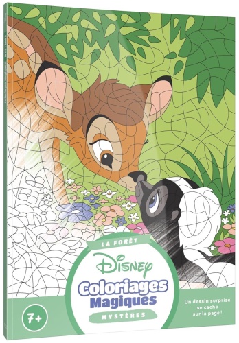 Hachette mystery DISNEY : Coloriages Magiques : Mystères (7+) - La forêt