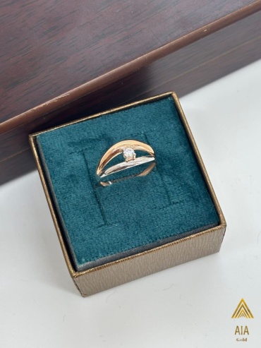 AIA GOLD 9110996256 размер 19 вес 1.1 г золото, фианит