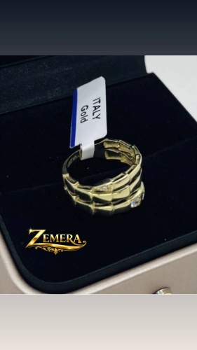 Кольцо ZEMERA 050 размер 17.5 вес 2.1 г золото, фианит