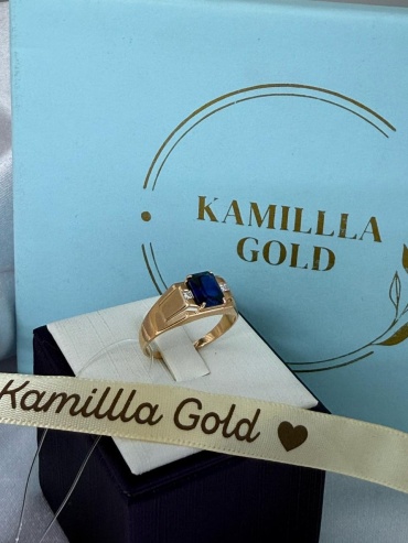 KAMILLLA GOLD 7788900011 размер 20.5 вес 3.82 г золото, фианит, сапфир
