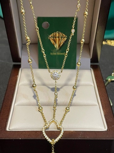 Ayim Brand JJA длина 40.6 см, вес 9.5 г серебро, плетение якорное
