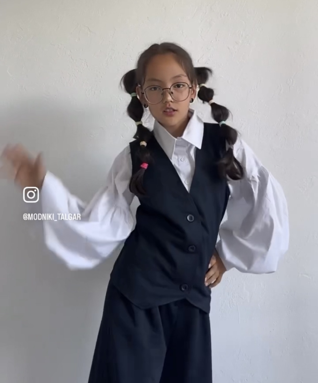 Школьный жилет Full Girls синий