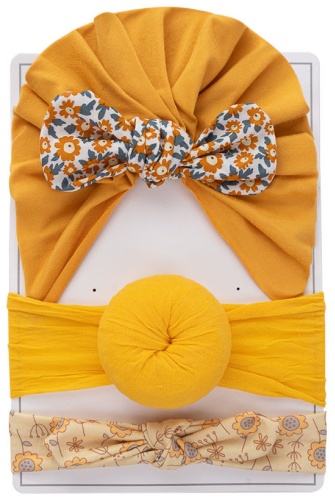 Тюрбан Headband DP205-6 желтый 42