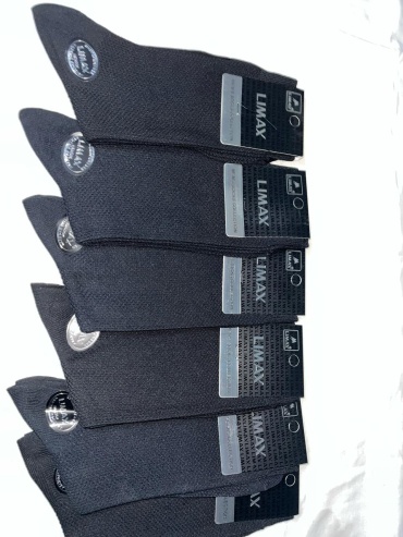 Носки LIMAX 6 пар черный 41-43
