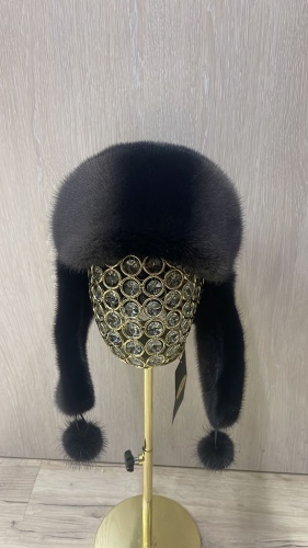 Ушанка SemiFur размер 56, 57, 58, 59, серый