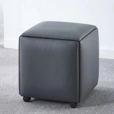 Комплект табуретов TP-22104, 45x45x45 см, темно-серый 5 шт.