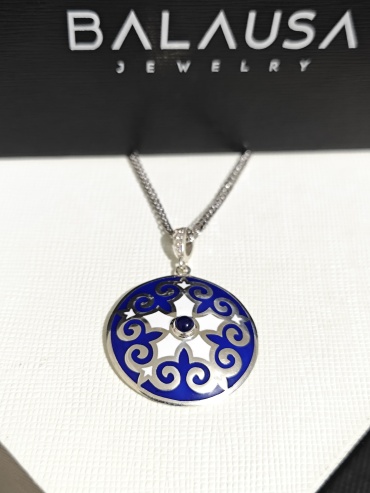Подвеска Balausa Jewelry ZH085(4-1) вес 10 г серебро, фианит, эмаль