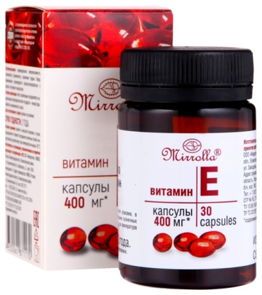 Mirrolla Витамин Е 047696150 капсулы 30 шт