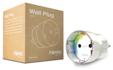 FIBARO переносная Wall Plug FGWPF-102, умная розетка цвет белый