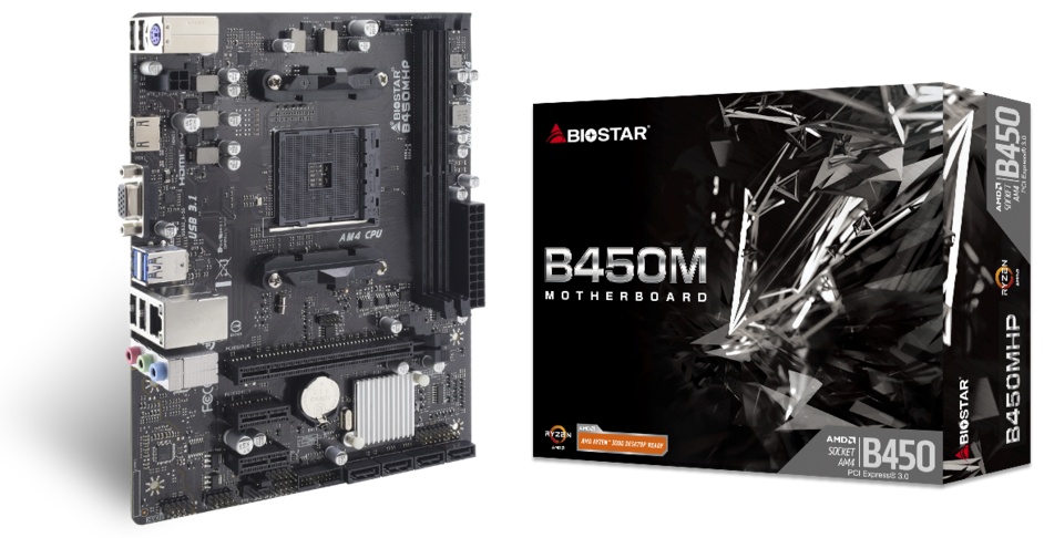 Материнская плата Biostar B450MHP