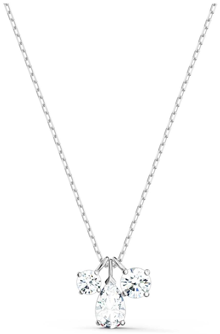 Цепь Swarovski длина 38 см бижутерный сплав кристаллы Swarovski