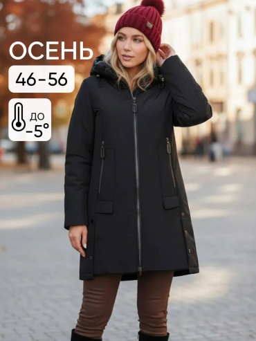 Демисезонная куртка черный