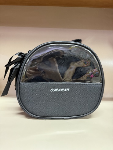 Chajne косметичка текстиль, силикон черный 21X22 см