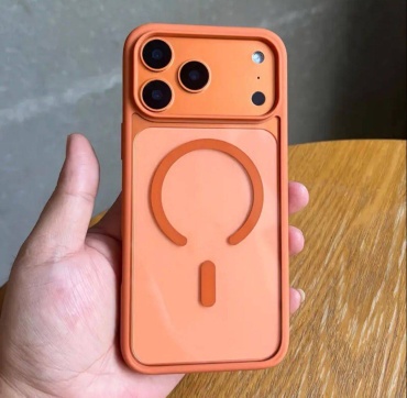 Чехол для Apple iPhone 17 Pro Max светло-оранжевый
