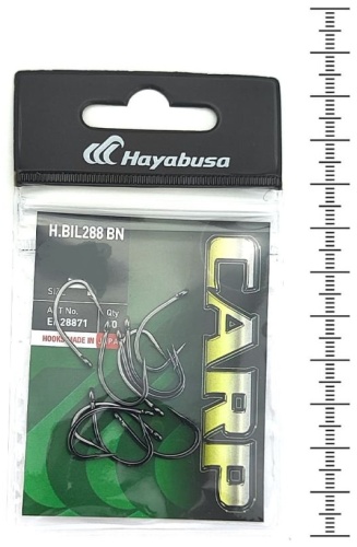 Крючок для рыбалки Hayabusa EB28871-10 одинарный черный 10 шт