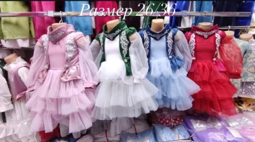 Национальный костюм Fashion collection белый, зеленый