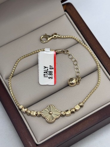 Sandu gold 859652 длина 19 см, вес 3.88 г золото, плетение якорное