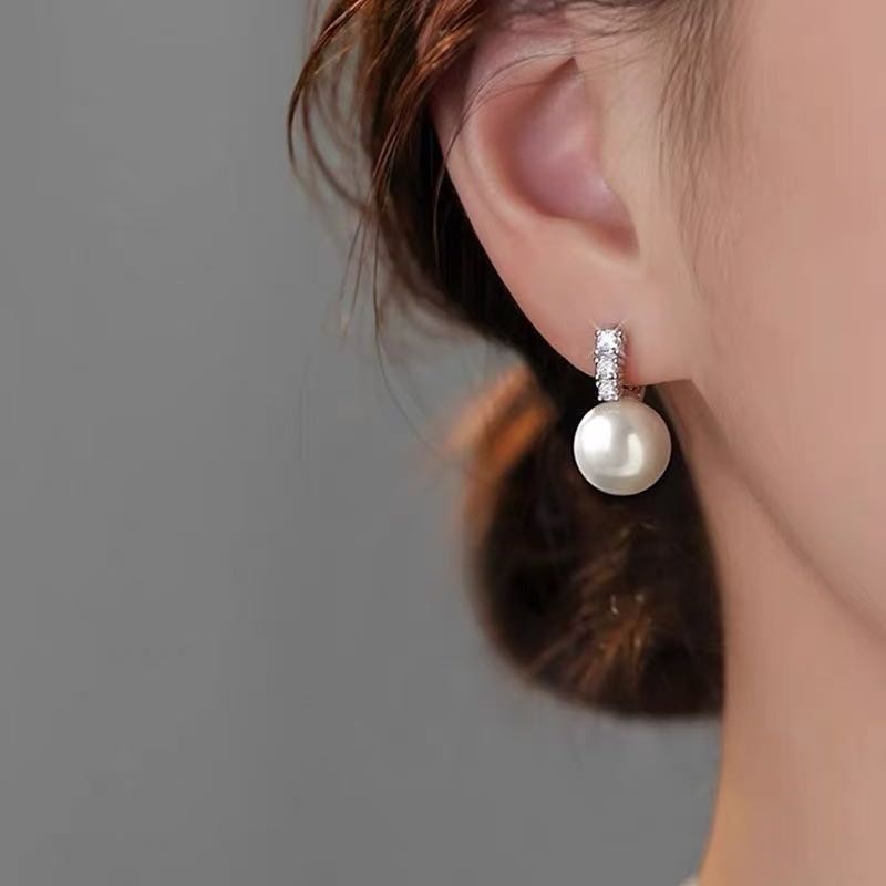 Серьги СЕРЕБРИКО Жемчуг560078серьги вес 1.7 г серебро, жемчуг