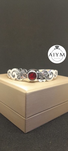 Serebro Aiym jewelry длина 20 см, вес 20.1 г серебро, плетение отсутствует