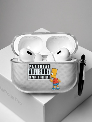 Чехол для Apple AirPods Pro 2 прозрачный