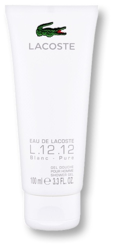 LACOSTE Eau de Lacoste L.12.12 Blanc Pure Shower Gel гель 100 мл