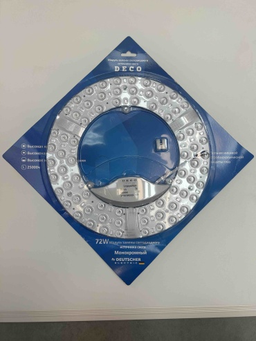 DECO светодиодный модуль Светодиодный модуль 72W LED запаска белый 1 шт