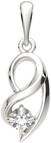 Подвеска Lucente Silver ZO-0440242 вес 1.49 г серебро, фианит