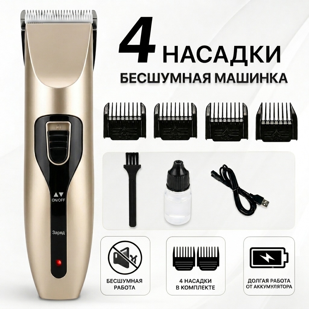Машинка для стрижки 16676472_766700882 черный, желтый
