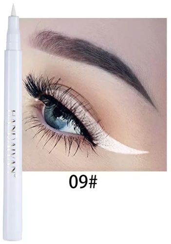 HANDAIYAN Matter Color Eyeliner подводка-фломастер белый 09 Белый