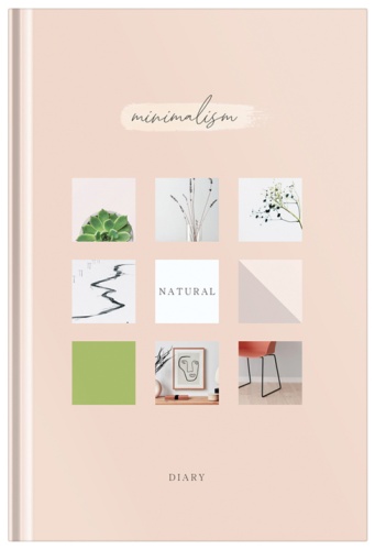 Ежедневник OfficeSpace Art of minimalism, A5, 136 л, мультиколор