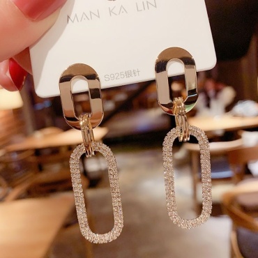 Серьги SA collection бижутерный сплав, фианит